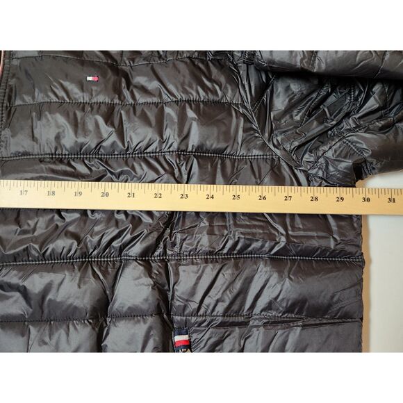 Tommy Hilfiger Men's 3XL Black Packable Puffer Jacket – Lightweight & Insulated - Picture 7 of 11
